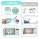 Leak-Proof Baby Food Storage Containers 12-Pack - 4oz BPA-Free Freezer & Microwave Safe Food Jars with Airtight Lids for Infants, Travel, Nurseries by TinyTreasures Baby Boutique