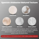 Alabaster Rectangular Chandelier for Dining Room, L39in Modern Chandeliers, Adjustable Marble Pendant Light Fixture, Rectangle Chandelier for Dining Table Living Room Kitchen Island (Bulbs INCL) by CozyNest Decor