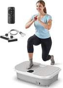 FEIERDUN Vibration Plate Exercise Machine, 400 LBS Capacity Vibration Plate for Lymphatic Drainage, Max Space for Whole-Body Workout & Relaxation at Home by CozyNest Decor