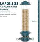 Bird Feeder,Metal Squirrel Proof Bird Feeders for Outdoors Hanging 4.0 LB Capacity,Easily Beat Squirrels,Attracting Finch,Cardinal,Chickadee by GreenHaven Gardens