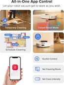 roborock Q7 L5 Robot Vacuum and Mop Combo, 8,000Pa Suction, Upgraded from Q5 Pro, Dual Anti-Tangle System, LiDAR Navigation, No-Go Zones, Self-Charging Robotic Vacuum Cleaner, White by CozyNest Decor