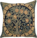 Charlotte Home Furnishings Throw Pillow Covers, Decorative Boho Pillow Covers for Couch, Living Room, Orange Tree Square Cushion Cases 14x14 in, European Cotton Jacquard Woven for Cozy Bedroom Decor by CozyNest Decor
