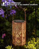 2 Pack Hummingbird Solar Lanterns Garden Decor - Birthday Gifts for Women Mom Grandma, Solar Lantern Outdoor Waterproof Hanging Solar Lights Outside for Yard, Patio, Lawn, Yard, Outdoor by GreenHaven Gardens