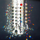 12Pcs Clear Crystal Suncatchers Prisms DIY Kit,Glass Suncatchers Hanging Crystals Ornament,Sun Catcher with Glass Beads,Prisms Rainbow Pendant for Window Home Office Garden Decoration by GreenHaven Gardens