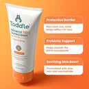 Prebiotic Mineral Sunscreen SPF 50 for Kids & Baby, Face & Body Sun Protection, Reef Safe, Non-Toxic Zinc Oxide Broad Spectrum, Water-Resistant, No White Cast, 6oz by TinyTreasures Baby Boutique