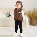 Baby Boys Girls Fleece Vest Zip Up Cute Bear Jackets Fuzzy Fall Winter Warm Clothes Newborn Outwear for Toddler Infant by TinyTreasures Baby Boutique