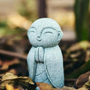OwMell Japanese Jizo Monk Statue Praying, Buddha Jizo Statue Figurine Memorial Statue Aquarium Decoration for Garden Outdoor Ornament 2.6" - Namaste by GreenHaven Gardens