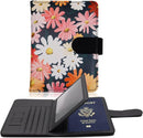 Melsbrinna Rfid Passport Holder for Travel women/Men, Cute Passport Wallet Rfid Blocking Card Slots, Rfid Passport Cover/CaseTravel Wallet, Passport Book Holder (1, Black1) by TinyTreasures Baby Boutique