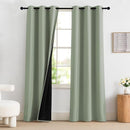 NICETOWN Bedroom Curtains 84 Inches Length, 100% Blackout Drapes Thermal Insulated with Grommet for Living Room Office Privacy Darkening Curtain, 2 Panels, 42 x 84 Inch, Sage Green by TinyTreasures Baby Boutique