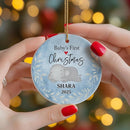 Personalized Baby First Christmas Ornament 2025 - Custom New Babies Ornament - Sweet Gift for New Parents - Baby Xmas Decoration - Christmas, Birthday Gift for Babies, Boy, Girls, Mom, Dad by TinyTreasures Baby Boutique