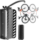 All Metal Bike Wall Mount Vertical, Swivel Bike Hangers For Garage, Bike Rack Garage Wall, Bicycle Hooks, Garden Indoor Outdoor Storage, All Metal (1Pack) by GreenHaven Gardens