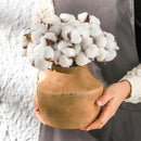 Mitt&Ditt Ceramic Flower Vase, 5.3 inch Pottery Farmhouse Rustic Vase, Handcrafted Weathered Vases, Small Flower Terracotta Vases for Home Decor, Living Room, Table, Shelf, Mantel by CozyNest Decor