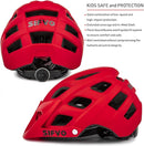 Kids Bike Helmet, SIFVO Kids Helmet 8+ Boys and Girls Bike Helmet with Cool Visor, Bike Helmets for Kids, Youth Bike Helmet Kids Mountain Bike Helmet Lightweight and Sturdy【55-58cm】 by TinyTreasures Baby Boutique