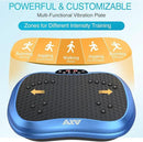 AXV Vibration Plate Exercise Machine Whole Body Workout Portable Mini Vibrate Fitness Platform Lymphatic Drainage Machine for Weight Loss Shaping Toning Wellness Home Gyms Workout (Mini) by CozyNest Decor