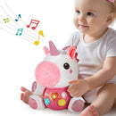 iPlay, iLearn Baby Unicorn Musical Toys, Newborn Girls Gift, Soft Unicorn Plush Stuffed Animal, Infant Light Music Time, 1st Birthday Shower Gift Stuffers for 0 1 2 3 6 9 12 18 Month 1-3 Yrs Toddlers by TinyTreasures Baby Boutique