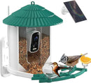 Bird Feeders for Outdoors, Smart Bird Feeder with Camera Solar Powered, AI Species Identification, 3K Video Live Stream Camera, 5Mp HD Night Vision, Instant Arrival Alerts by CozyNest Decor