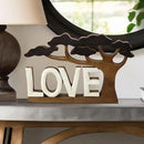 Decozen Gifts for Mom - Wooden Love Letters Sculpture - Mother's Day Birthday Gifts, Home, Office, Living Room, Shelf, Fireplace, Farmhouse, Tabletop, Boho and Mantle Decor - Mothers Day Decorations by CozyNest Decor
