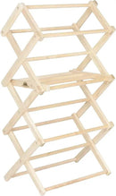 Pennsylvania Woodworks Clothes Drying Rack: Solid Maple Hard Wood Laundry Rack for Baby Clothes, Hand Towels, Delicates & More, Durable Small Folding Drying Rack, Made in USA, No Assembly Needed by CozyNest Decor