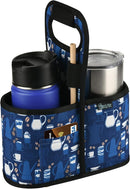 Beautyflier Drink Carrier with Handle for Delivery Reusable Insulated Coffee Cup Carrier Portable Cup Holder with Handle Organizer Tote Bag for Hot & Cold Drinks (2 Cup, Pattern2) by TinyTreasures Baby Boutique