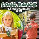 Rechargeable Dinosaur Walkie Talkies for Kids, 2 Pack T-Rex Camping Gear Outdoor Toys Long Range Birthday Easter Christmas Stocking Stuffers for 6 Age+ Boys Girls by TinyTreasures Baby Boutique