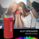 Ortizan Portable Bluetooth Speaker: IPX7 Waterproof, 24W Loud Sound, Deep Bass, Bluetooth 5.3, LED Lights, Wireless Stereo Pairing, 30H Playtime, for Home/Outdoor/Party/Beach, Birthday Gift (Red) by TinyTreasures Baby Boutique