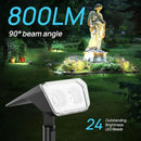 Consciot Solar Spot Lights Outdoor Waterproof, 24 LED Dusk-to-Dawn Solar Outdoor Lights, 2 in 1 Adjustable Wall Lights, Daylight Solar Landscape Spotlights for Garden Yard Wall Walkway, 2 Pack by GreenHaven Gardens