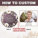 ASTARIN Personalized Deep Tone Wind Chime Memorial, Customized Sympathy Wind Chimes, Memory Wind Chimes for Loved Ones Lost, Bereavement Gifts Windchimes Outdoor by CozyNest Decor