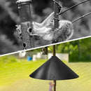 2 Pack Squirrel Baffle for Bird Feeder Pole，Keeps Squirrels Away from Bird Feeder Rods, (19 inch) by CozyNest Decor