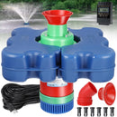 Pond Fountain Aerator with Time Controller-15000 GPH,110V 1HP 750W Floating Fountain Aeration System for Large and Small Ponds,Aerator Water Pump for Outdoor Ponds & Lakes with 15A/100FT Power Cord by GreenHaven Gardens