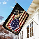 FLAGWIX German Shepherd Flag - Outdoor Decorations, 29.5" x 39.5" House Flag for Porch, Patio, Wall Decor, Heavy-Duty Canvas Garden Home Decor Double Sided by GreenHaven Gardens