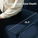 Belffin Modular Sectional Sofa U Shaped Velvet Couch with Reversible Chaise Oversized Couch with Ottoman Blue… by CozyNest Decor