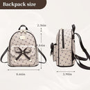 I IHAYNER Girls Bowknot Cute Leather Backpack Mini Backpack Purse for Women by TinyTreasures Baby Boutique