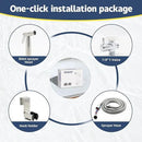 Handheld Bidet Sprayer for Toilet 2 PCS - Bidets for Existing Toilets Adjustable Water Pressure with Bidet Hose for Feminine Wash, Stainless Steel Muslim Shower Jet Spray for Toilet by CozyNest Decor