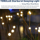 TONULAX Solar Garden Lights - Upgraded Solar Swaying Light, Sway by Wind, Outdoor Lights, Yard Patio Pathway Decoration, High Flexibility Iron Wire & Heavy Bulb Base, Warm White(8 Pack) by GreenHaven Gardens