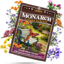 Monarch Butterfly Garden Kit with Milkweed Seeds–Perennial Flower Seeds to Plant Outside| 1/4 Pound Pure Bulk Wildflower Seeds | Garden Seeds for Attracting Pollinators | Seed Packets for Spring/Fall by TinyTreasures Baby Boutique