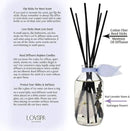 LOVSPA Reed Diffuser Set, Lavender De Provence Scented Oil Diffuser with Sticks, Home Fragrance Accessories for Bathroom Shelf Decor, Aroma Diffusers for Home or Office Desk, USA Made by CozyNest Decor
