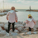Douhoow Toddler Baby Plaid Jacket Baby Boy GIrl Flannel Hoodies Zip Up Hooded Fall Winter Outerwear Coat by TinyTreasures Baby Boutique