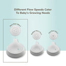 NUK Perfect Match 2-in-1 Natural and Anti-Colic Bottle with Slow Flow, Wide, Adaptable Nipple, 5oz., 2 Pack by TinyTreasures Baby Boutique