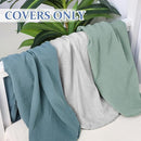 Hooyax Muslin Baby Lounger Cover Soft Organic Cotton Slipcover Fits Newborn Lounger for Baby Boys and Girls (Light Gray) by TinyTreasures Baby Boutique