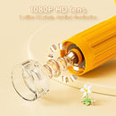 Microscope for Kids, 3'' Digital Handheld Kids Microscope with Adjustable Light, 1000X 1080P Pocket Portable Mini Micro Scope, Stem Toys for Ages 5-7 8-12 Teen Boys and Girls Educational Gifts, Orange by TinyTreasures Baby Boutique