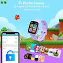 Kids Wach for Girls Boys 6-15 Year Old - Smart Watch for Kids 1.8" Fitness Tracker,No Phone needed,Pedometer Sleep Monitor Heart Rate Waterproof,Puzzle Game for Girls Boys Teens Birthday Gift (Purple) by TinyTreasures Baby Boutique