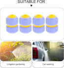 8 pcs Barb Hose Fittings system fittings zero-g hose repair kit 1/2 inch water hose adapter hose repair connector irrigations thread fittings extension pipeline abs Patcher by GreenHaven Gardens