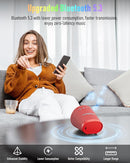 Portable Bluetooth Speaker Wireless with 9 Color Lights, 20H Playtime, Stereo Pairing, Deep Bass, IPX6 Waterproof, Bluetooth 5.3, Small Speaker for Home, Party, Outdoor, Camping, Beach, Gift by TinyTreasures Baby Boutique