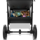 Mompush Nova Baby Stroller for Toddler, Infant & Newborn | Spacious Seat & Lie-Flat Mode | Compact One-Hand Fold, UPF 50+ Canopy & All-Wheel Suspension | Includes Rain Cover & Cup Holder, Grey by TinyTreasures Baby Boutique