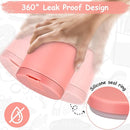 19oz Insulated Vacuum Food Jar with Buckle Lid Wide Mouth Soup Thermo for Hot Food Kids Leakproof Stainless Steel Lunch Container- Pink-1Pack by TinyTreasures Baby Boutique