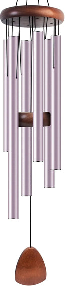 Large Aluminium Wind Chimes 37 Inches to Create a Zen Atmosphere Suitable for Outdoor, Garden, Patio Decoration. Classic Wind Chimes with Wind Catcher Suitable as A Gift for Unisex(Purple) by CozyNest Decor