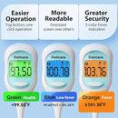 Boncare 9 Seconds Digital Basal Thermometer - Accurate Oral & Rectal Thermometer for Adults & Kids, Fever Alarm, Large Display (Blue) by TinyTreasures Baby Boutique