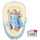 Baby Lounger - Infant Lounger for Newborn 0-25 Months, Waterproof Inner Cover and Pure Cotton Breathable Baby Nest Cover, Newborn Lounger for Baby Boys&Girls, Portable Baby Bed for Home and Travel by TinyTreasures Baby Boutique