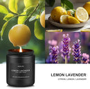 Lemon Lavender Candle | Scented Candles for Home, Aromatherapy Gifts - Soy Candles for Home Scented, Candle Gift for Women Men, Natural Fragrance -7oz 50 Hours Long Burning by CozyNest Decor