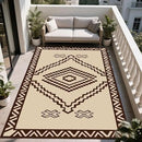 WILDROOTS 5x8 Feet Del Diamond Plastic Outdoor Rug, Stain Resistant Waterproof Reversible Outdoor Patio Rug, Fade Resistant Camping Rug by GreenHaven Gardens